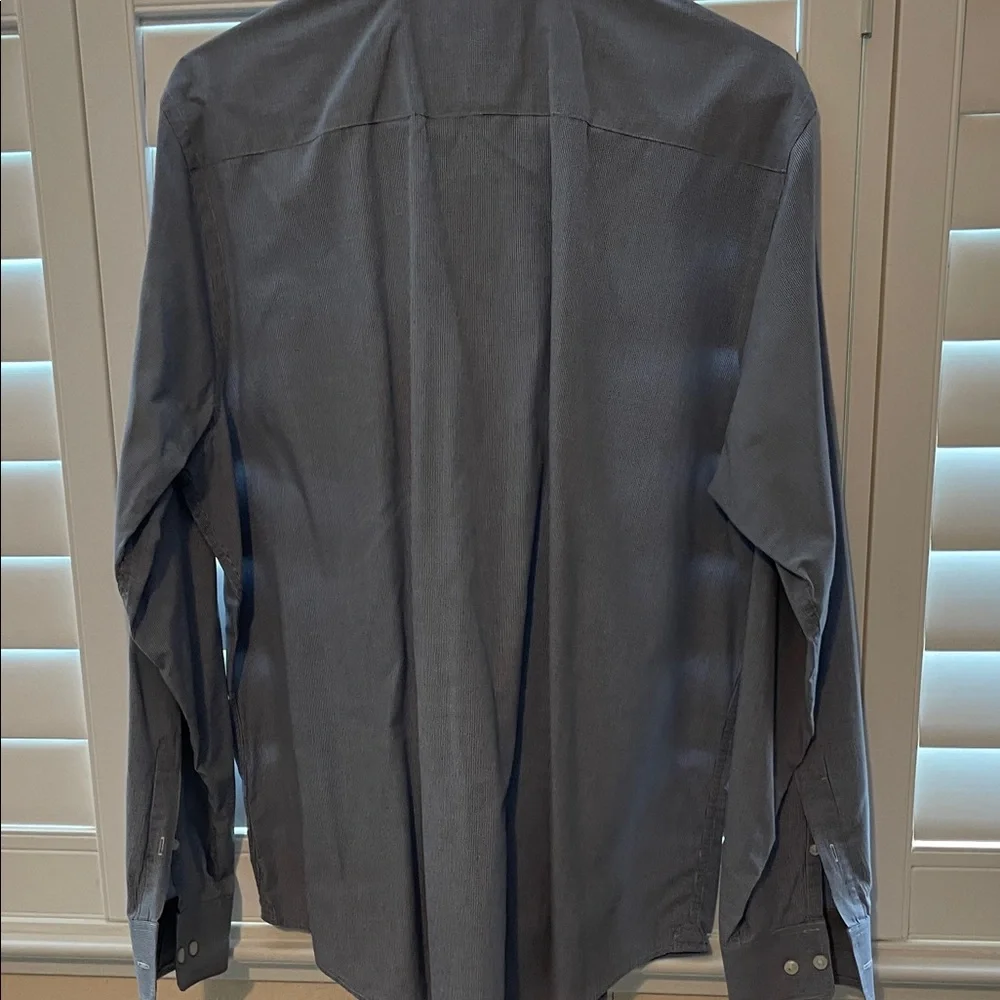 Banana Republic Men's Casual Blue Button Down Shirt